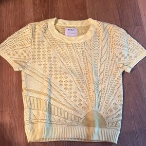 RVCA SUNSET CROPPED KNIT SWEATER